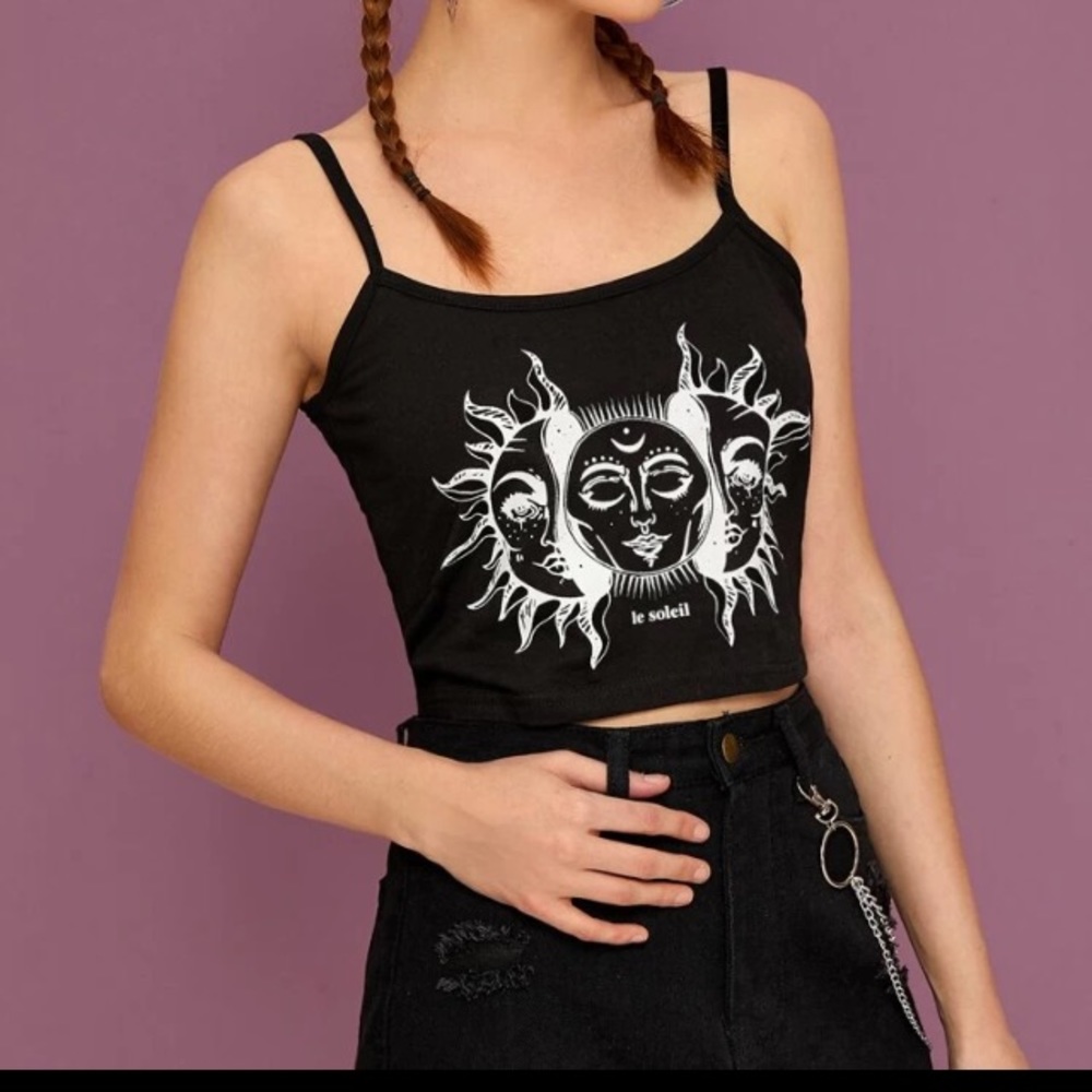 Cami Crop Top LE SOLEIL Means THE RISING SUN